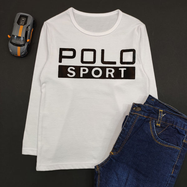 بلوز تک سفید  Polo