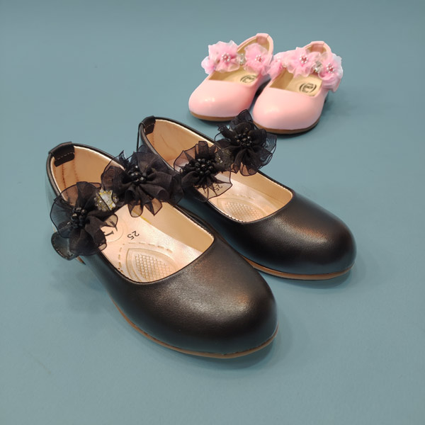 کفش دخترانه بند گلدار