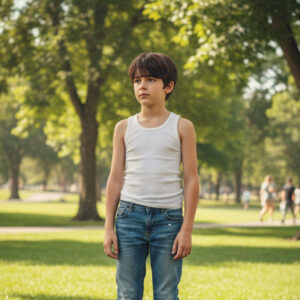 زیرپوش پسرانه رکابی رنگی